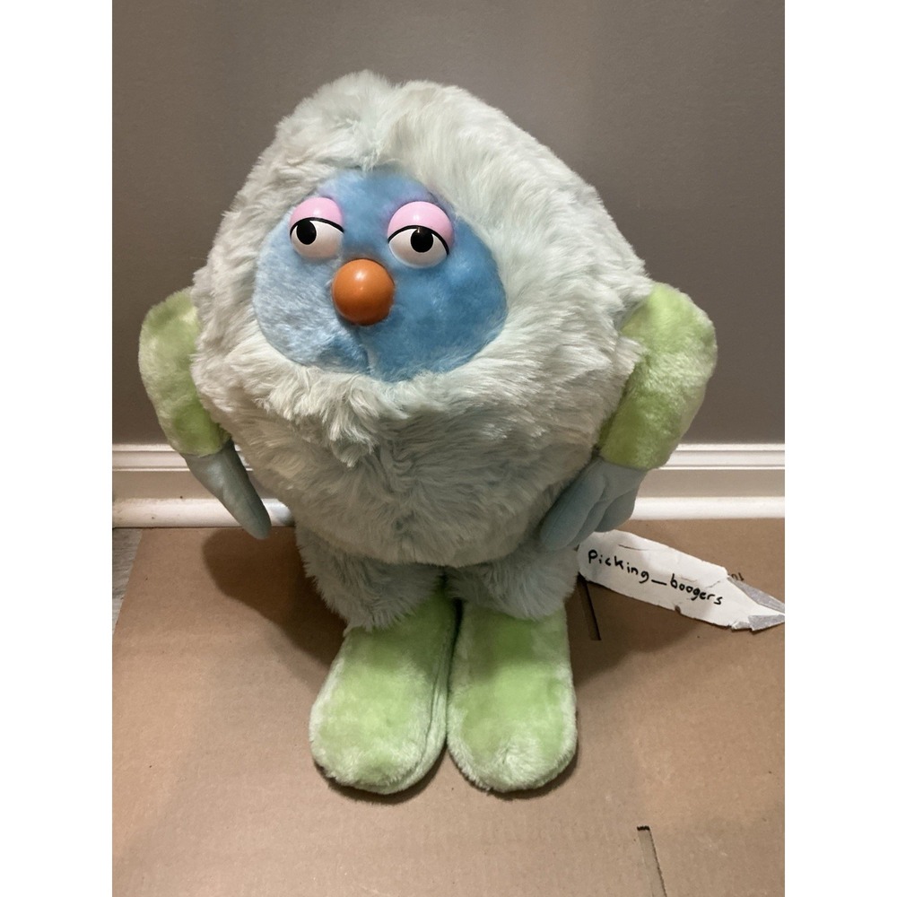Vintage 1982 Planetanimals Fridgit Mighty Star Plush 18inch